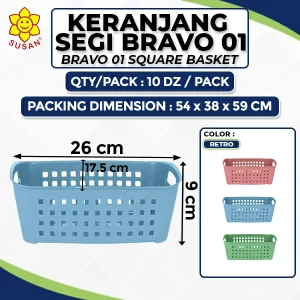 Bravo 01 Square Basket