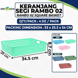 Rambo 02 Square Basket