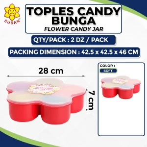 Flower Candy Jar