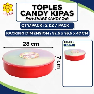 Fan-shape Candy Jar