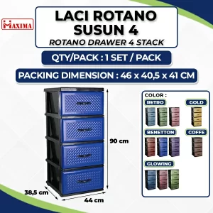 Rotano Drawer 4 Stack