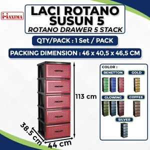 Rotano Drawer 5 Stack