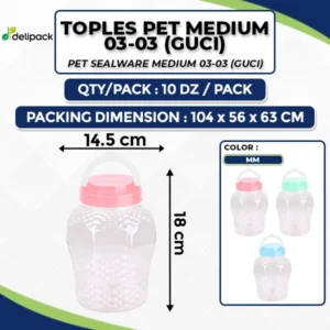 Toples PET Medium 03-03 (Guci)